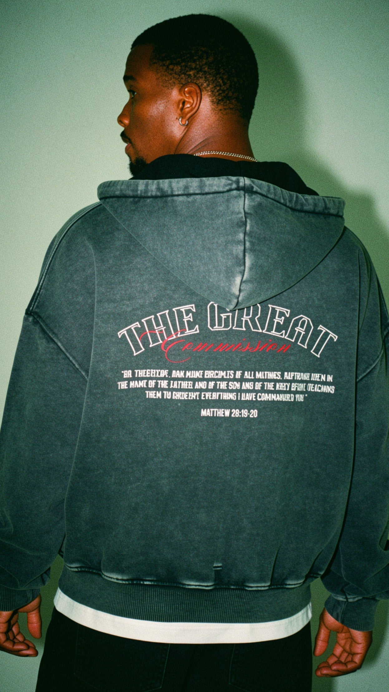 The Great Commission: Washed Zipped Hoodie