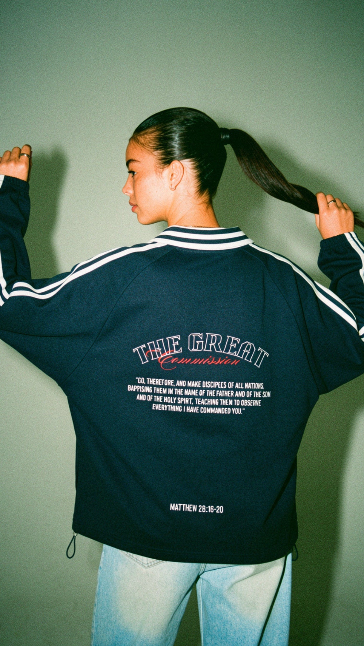 Premium Christian apparel featuring scripture-inspired artwork