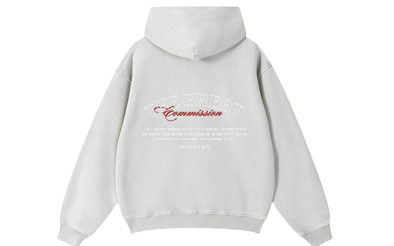 The Great Commission: Washed Zipped Hoodie